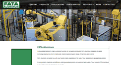Desktop Screenshot of fataaluminum.com